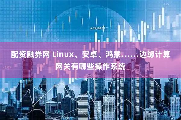 配资融券网 Linux、安卓、鸿蒙……边缘计算网关有哪些操作系统